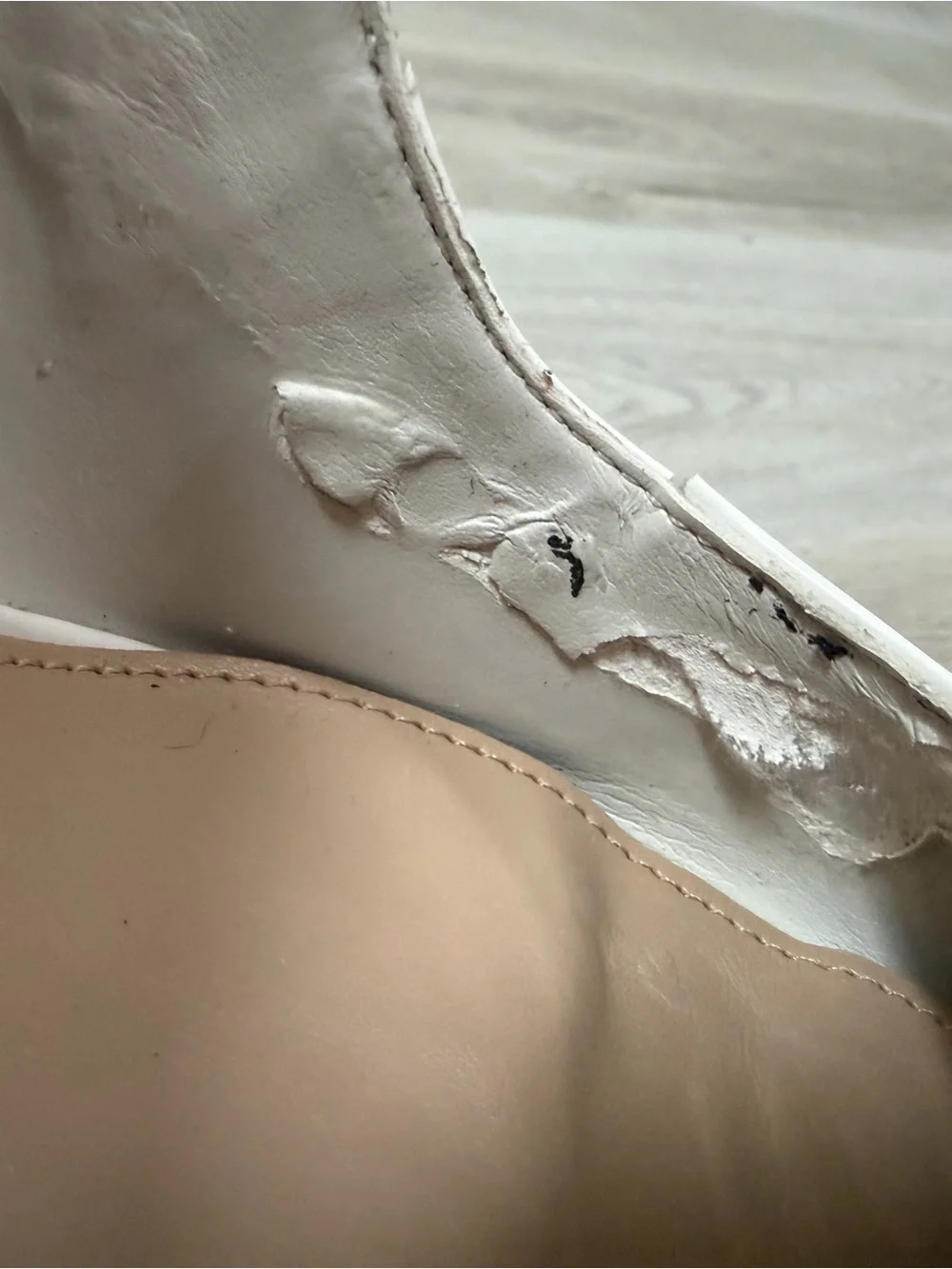 Steve Madden Noir White Leather Pumps Size 8
